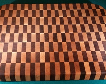 Walnut/Maple end grain cutting board