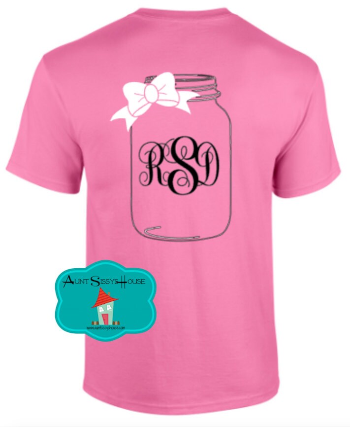 mason jar label shirts