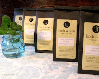 8 Organic Teas - Loose Leaf Tea SAMPLER SET