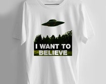 i want to believe x files shirt