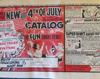 Vintage 1966 4th of July & Magic Tricks Catalog