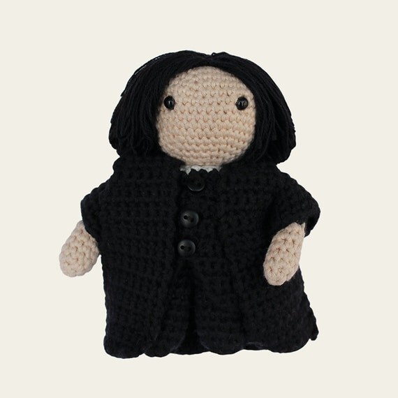 Severus Snape - Harry Potter. Amigurumi Pattern PDF, DIY, Crafts, Crochet, Wizard, Magic, Doll, Geek, Nerd, Children Gift, Instant download