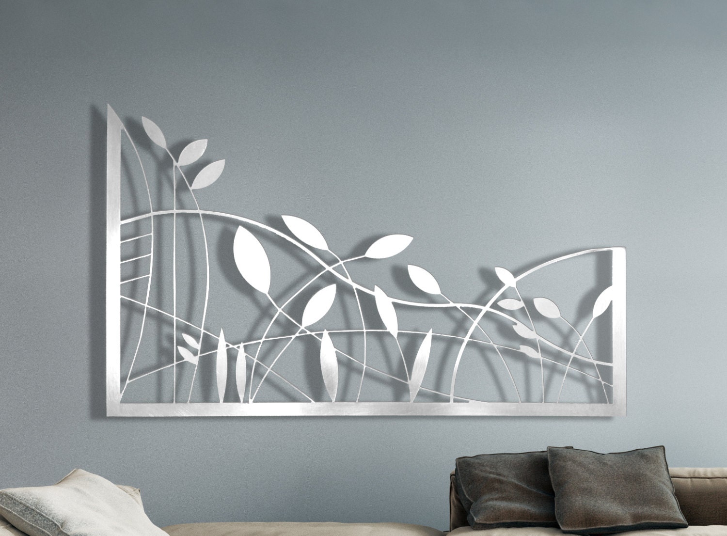 Laser Cut Metal Decorative Wall Art Panel Sculpture for Home