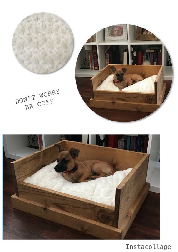 Items similar to Handmade wooden dog bed (medium) on Etsy