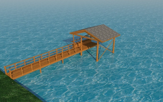 Build your own boat landing dock DIY Plans Fun to build