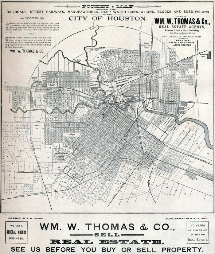 Houston map buy