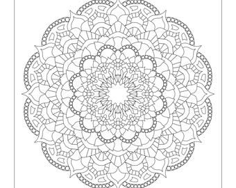 Buddhist Mandala Coloring Pages Sketch Coloring Page