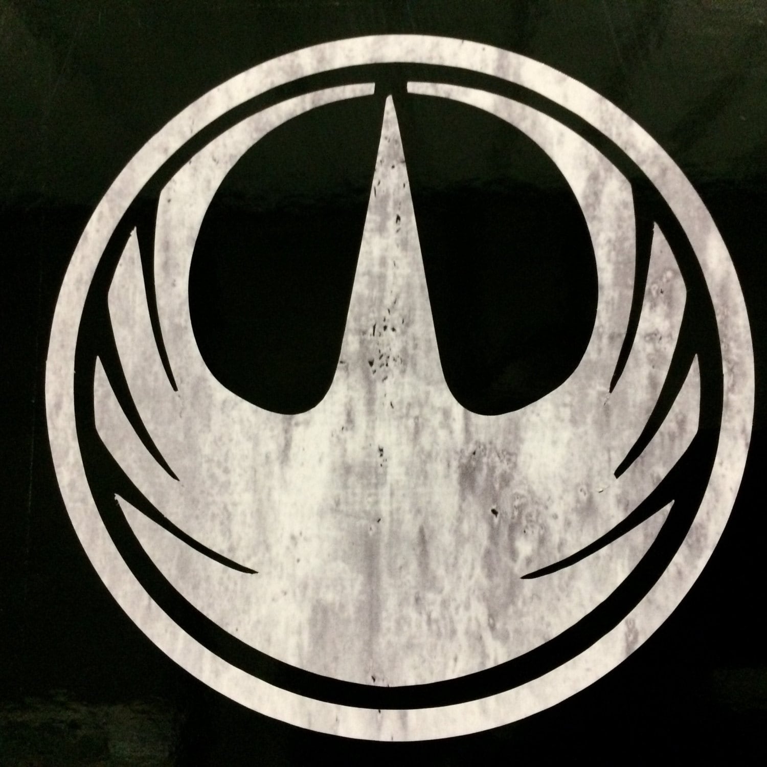 Download Star Wars Rogue One Weathered Star Bird Logo. FREE