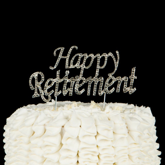 Happy Retirement Cake Topper Party Supplies And Decorations