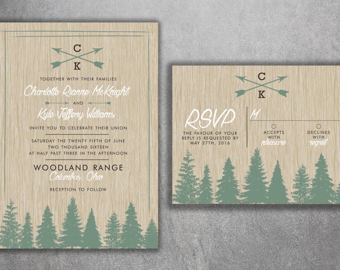 Affordable Wedding Invitations Cheap Rustic Country Invites For