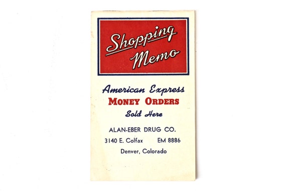 American Express Money Order Vintage by AmericanAntique on ...