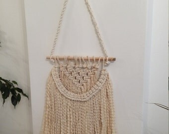 Modern macrame wall hanging, boho macrame wall hanging, boho wall tapestry, tissage mural, modern macrame wall art, boho macrame tapestry