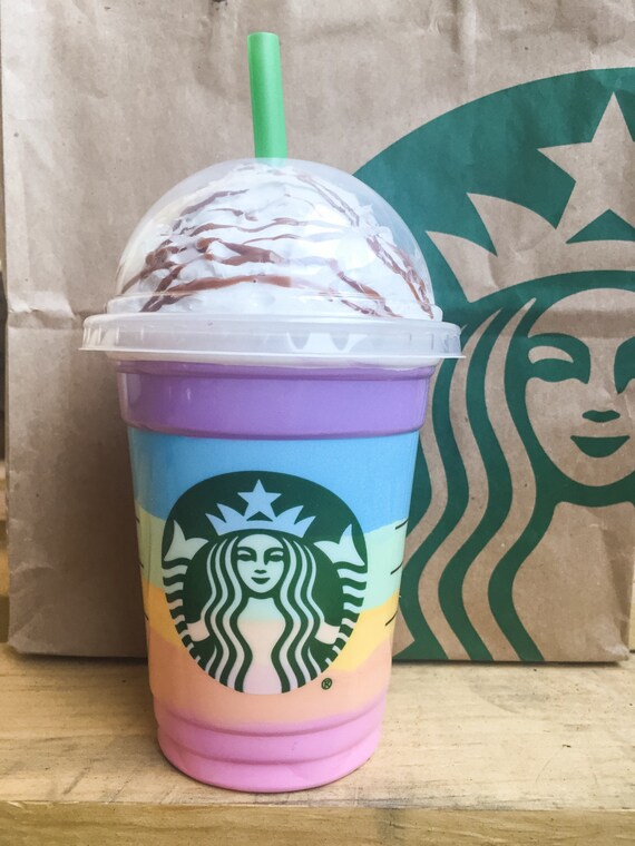 Starbucks Portable Charger. specialty rainbow design