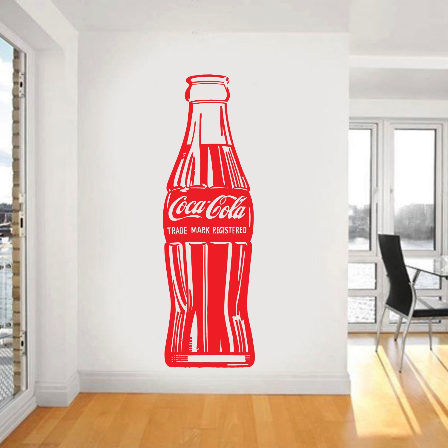 Coca Cola Bottle Vinyl Wall Art Decal Vinyl by GraphicsDirect