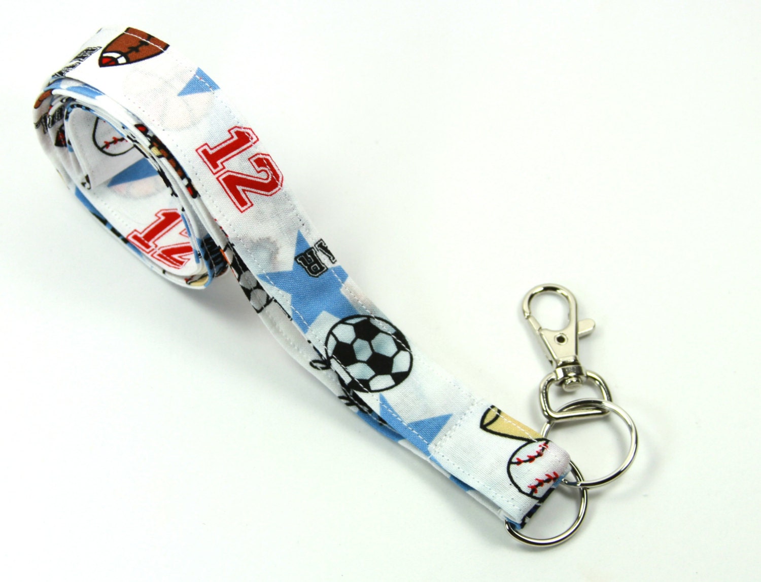 SPORTS Fabric Lanyard Baseball lanyard Sports badge Holder
