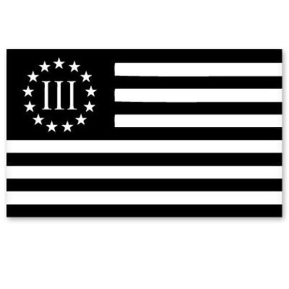 3 Percenter Flag Defiance Iii Vinyl Sticker Decal Select 3466