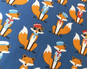 Unique Fox Print Fabric Related Items 