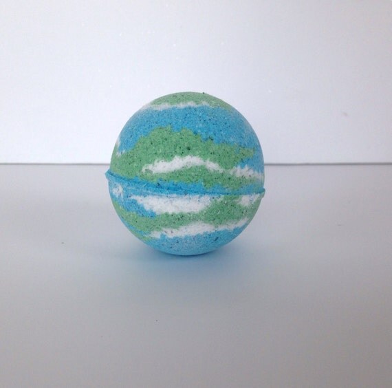 Earth bath bomb earth day bath fizzy by NeptuneGarden on Etsy