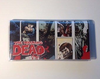 Walking Dead Checkbook cover - Walking Dead Comics Wallet