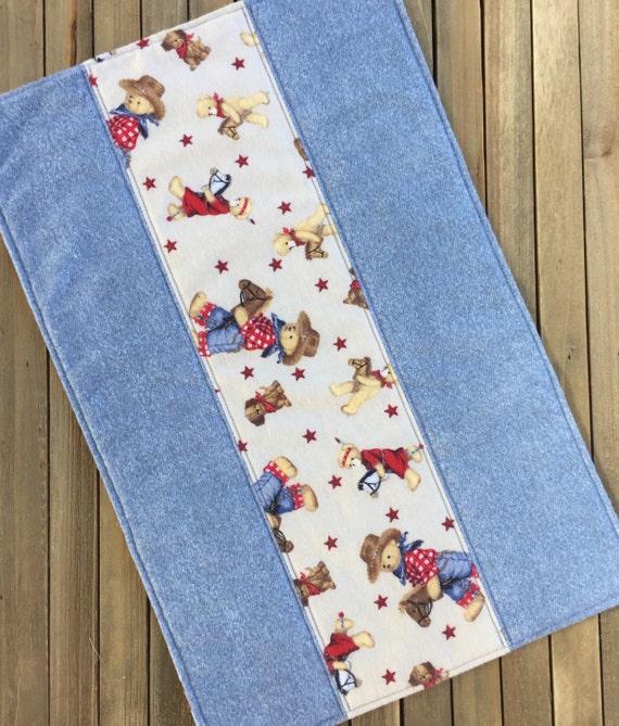 Boy Flannel Burp Rag / Baby Burping / Flannel Burp Cloth