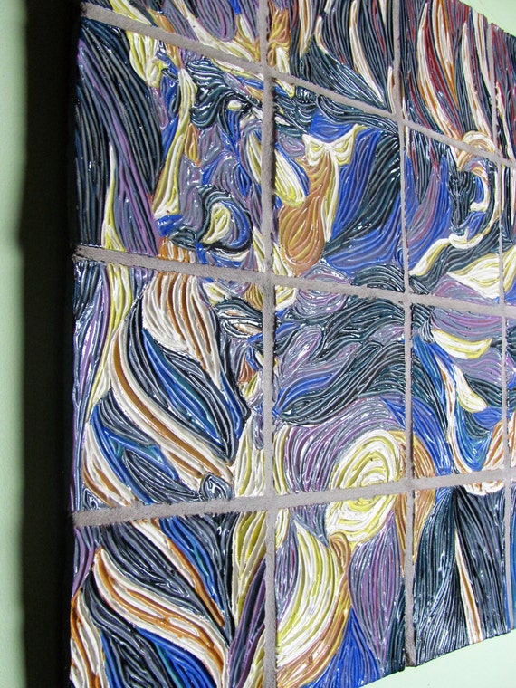 Ceramic Mosaic Mosaic Tiles Tile Wall Art Ceramic Wall Art