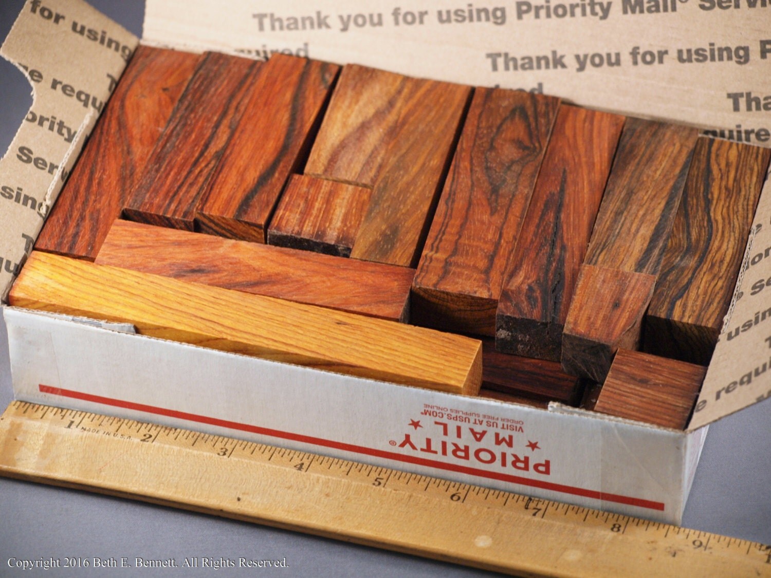 Cocobolo Exotic Wood Scraps
