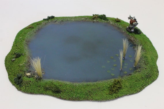 Items similar to 12''x12'' Lake pond for wargame terrain diorama on Etsy