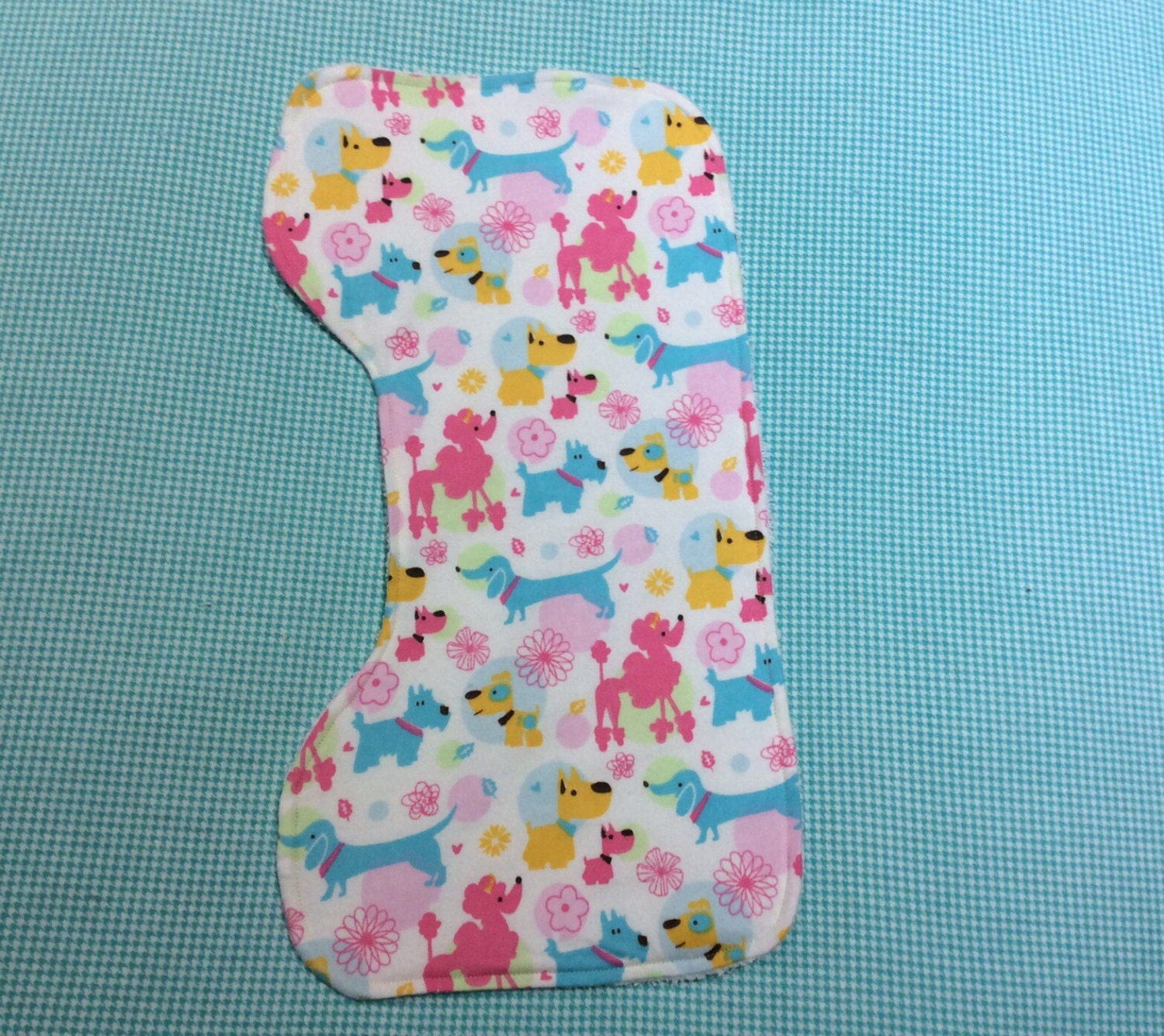 Contoured Flannel Burp Cloth