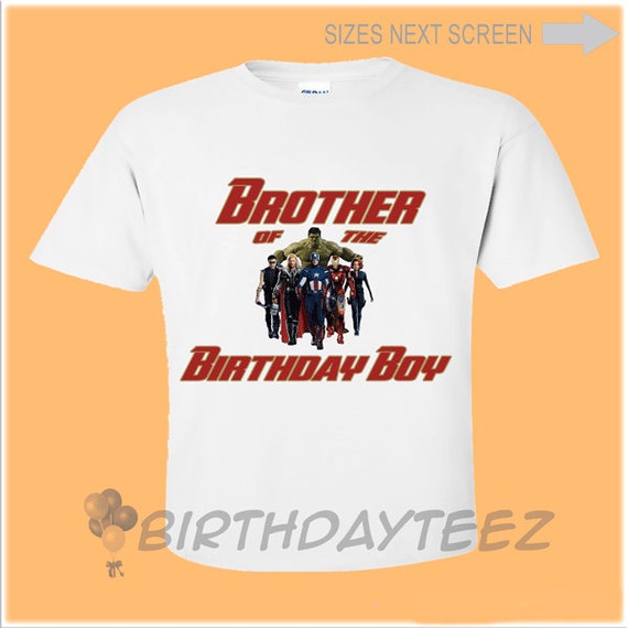 shirts avengers matching Birthday Shirt Birthday by Shirts Avengers Family