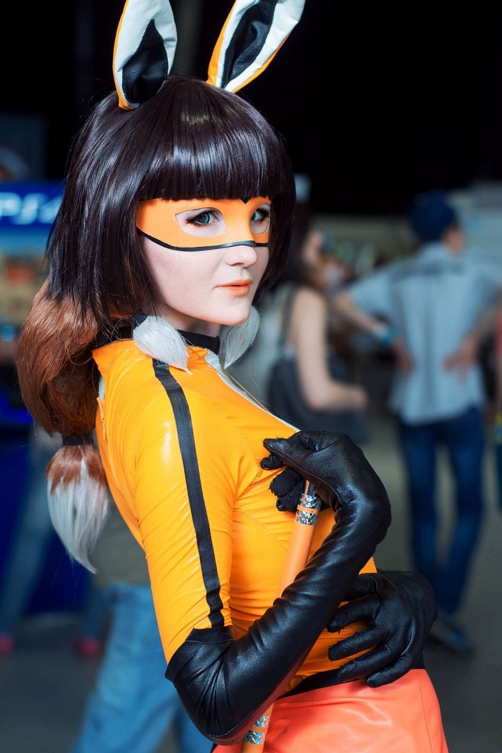 Volpina Miraculous Ladybug mask by KamikoZeroStore on Etsy