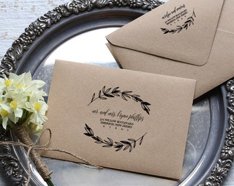 Rustic Wedding Calligraphy Envelope Addressing Template, DIY Printable Template, Instant Download, Editable PDF Template, Digital Download