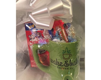 Wake and Bake Munchie Mug Gift Basket