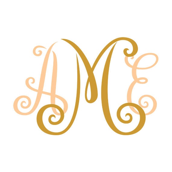 Monogram Font Svg Cricut Fonts Svg Fonts letters svg