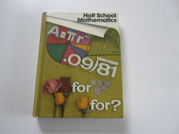 vintage math book elementary math book arithmetic book