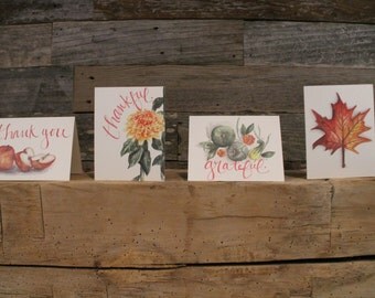 Autumn Stationery Collection - Set of 4 or 8 Cards