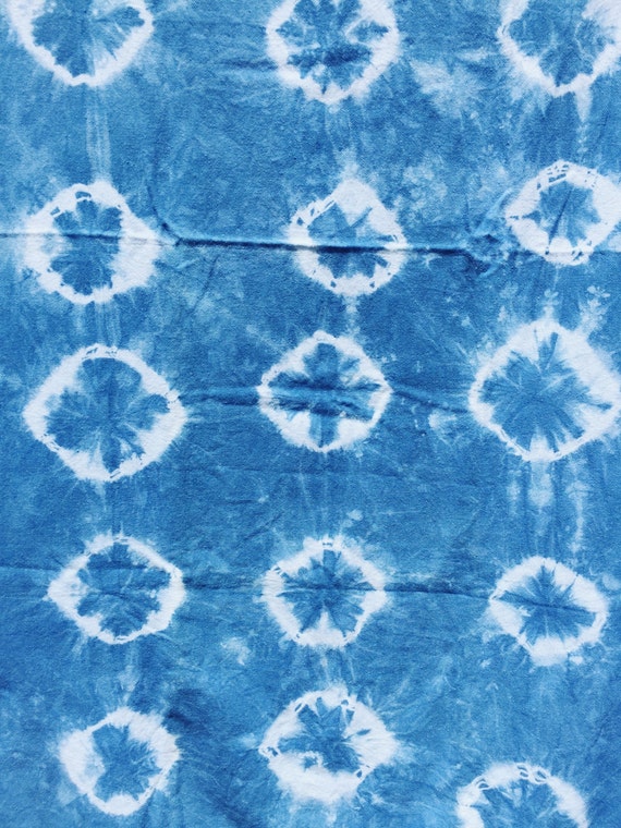 Shibori Dyed Turkish Towel by HunterGatherGoods on Etsy