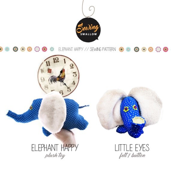 blue stuffed elephant