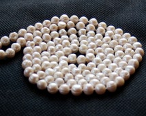 Fili Perle di Fiume Tonde 5.5-6mm 40cm Bianche - Oroshop