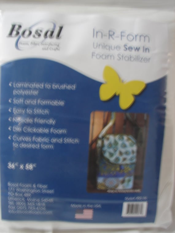 InRForm Sew in Foam Stabilizer By Bosal Foam by Kittensquilting
