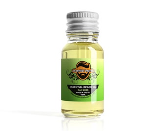 Essential Beards OAK MOSS Beard Oil Beard Nourisher 10ml Made in the UK