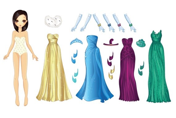 Dress Up Girl Activity Pack - Kimberly - MagReceptive