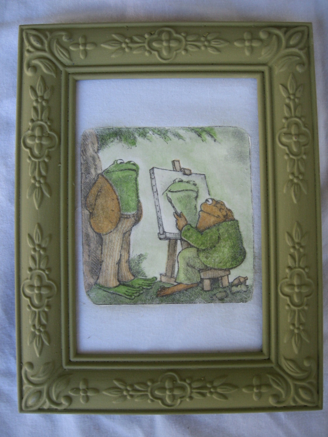 Frog and Toad Framed Nursery Art