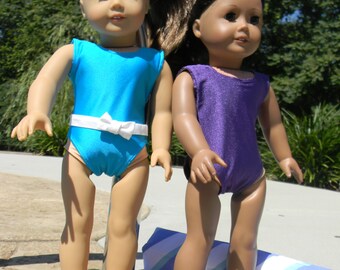 American Girl Doll One Piece Swimming Suit