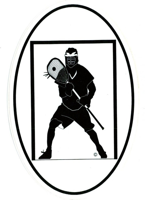 Lacrosse Goalie Sticker