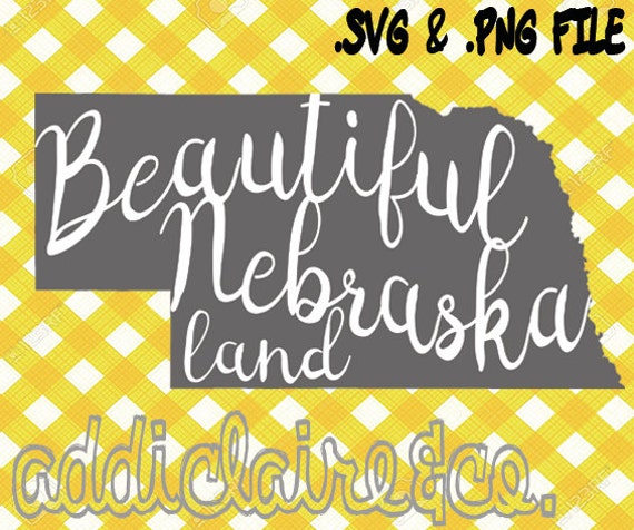 Items similar to Nebraska State Song File (.svg & .png) on Etsy
