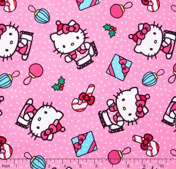 Hello Kitty Fabric / Christmas Fabric: Sanrio Hello kitty