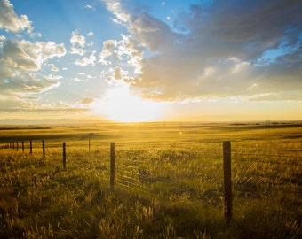 Prairie sunset | Etsy