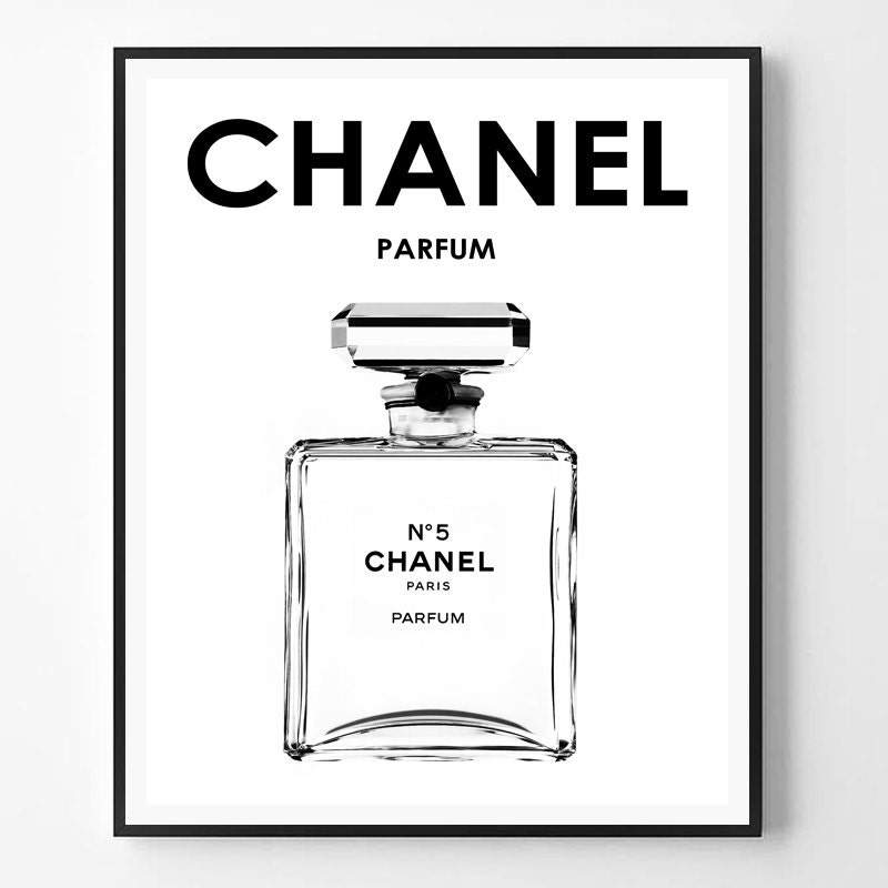 Chanel print Fashion Print Coco Chanel Chanel perfume