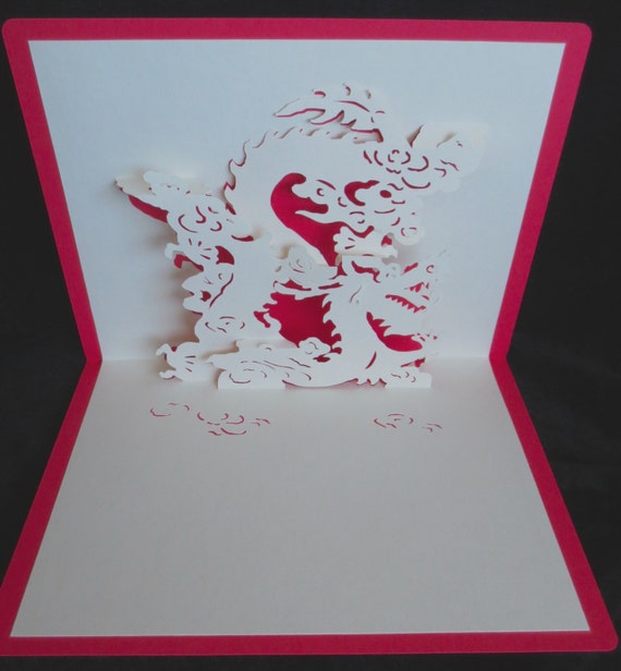 pop up chinese new year cards