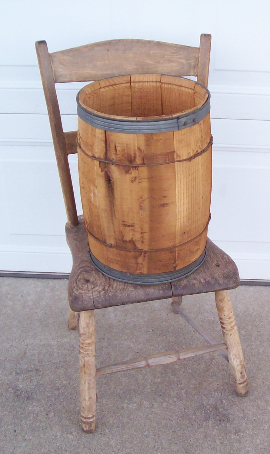 Vintage Wooden Barrels Nail Keg Barrels NEVER USED by AbookaFarmer